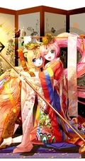 让人惊艳的和系动漫女生插画手机壁纸图片