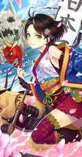 让人惊艳的和系动漫女生插画手机壁纸图片