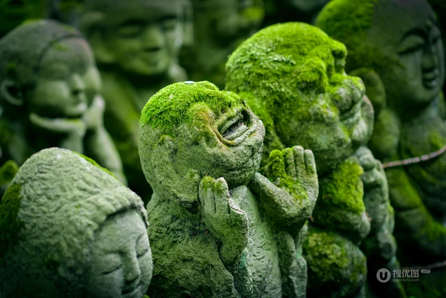 经过时间洗礼的各国佛的雕像，石像摄影美图鉴赏