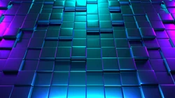 3D创意科技正方体图形桌面壁纸