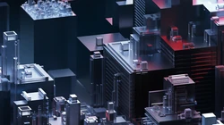 3D创意科技正方体图形桌面壁纸