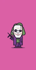 简单线条方方正正创意绘制的世界名人卡通形象手机壁纸