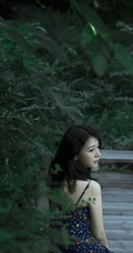 高圆圆最新唯美夏日森系写真大片