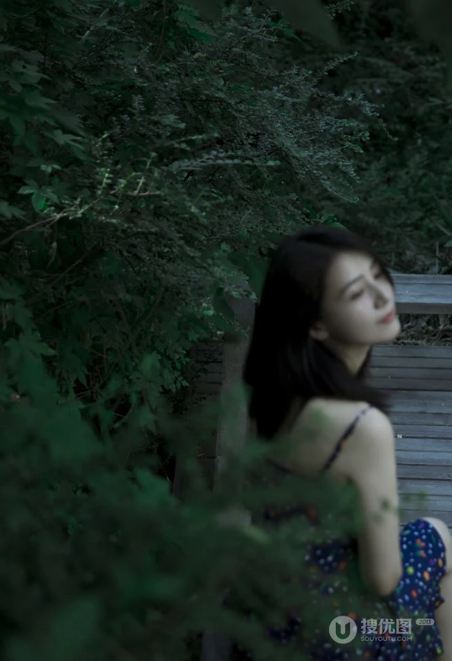 高圆圆最新唯美夏日森系写真大片