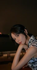 女演员施诗加州天空系列长裙夏日暮色写真大片