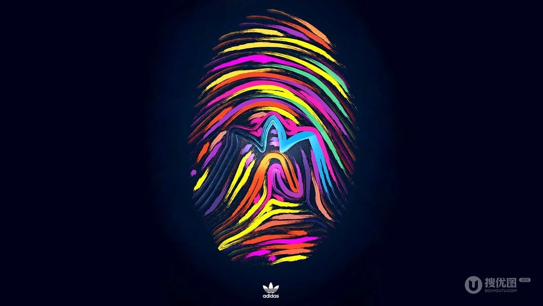 著名运动品牌&ldquo;Adidas&rdquo;LOGO，产品桌面壁纸