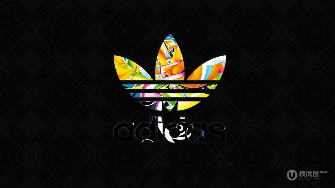 著名运动品牌&ldquo;Adidas&rdquo;LOGO，产品桌面壁纸