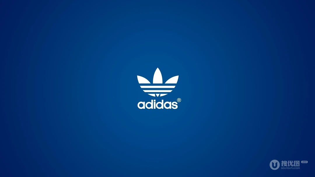 著名运动品牌&ldquo;Adidas&rdquo;LOGO，产品桌面壁纸