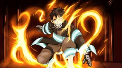 消防队题材漫画&ldquo;炎炎消防队&rdquo;高清桌面壁纸