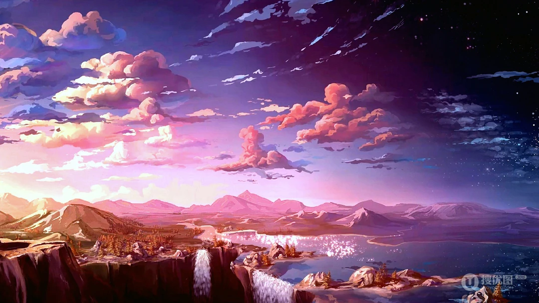 油彩画出来的超唯美风景壁纸
