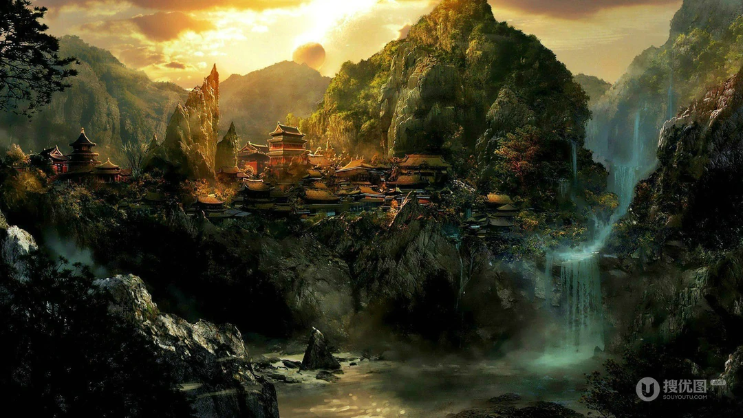 油彩画出来的超唯美风景壁纸
