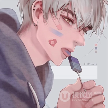 帅的是一塌糊涂，帅气动人高冷二次元动漫男头像专属图片分享