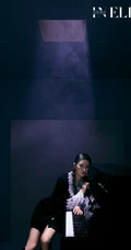 黑白琴键前的蔡卓宜梦幻文艺超美写真图集