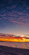 唯美的海滩摄影，夕阳照射的大海海面等风景壁纸合集