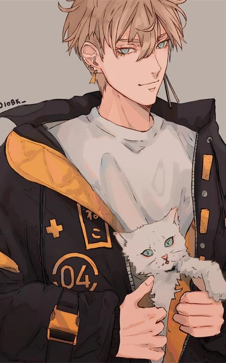 穿着潮流的二次元动漫少年美图，板绘帅气动漫男生，少年人物图集