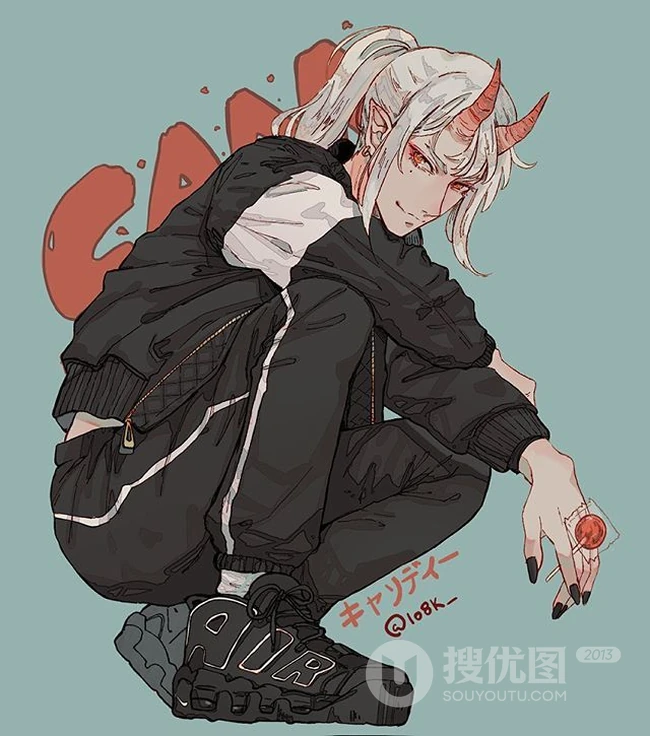 穿着潮流的二次元动漫少年美图，板绘帅气动漫男生，少年人物图集