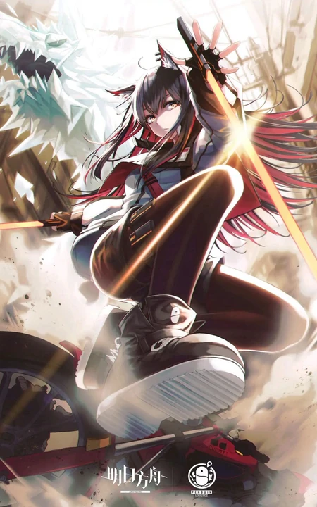 《明日方舟》动漫美图特辑，酷美十足好康的明日方舟动漫少女美图