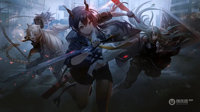 《明日方舟》动漫美图特辑，酷美十足好康的明日方舟动漫少女美图