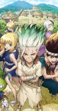 稻垣理一郎原作&ldquo;石纪元（Dr.STONE）&rdquo;主角手机壁纸
