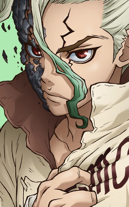 稻垣理一郎原作&ldquo;石纪元（Dr.STONE）&rdquo;主角手机壁纸