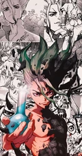 稻垣理一郎原作&ldquo;石纪元（Dr.STONE）&rdquo;主角手机壁纸