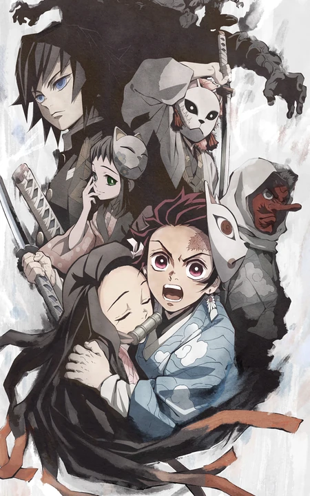 漫画&ldquo;鬼灭之刃&rdquo;主角人像手机壁纸图片7月5日推荐