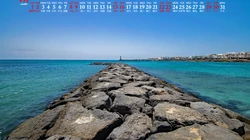 赏心悦目的大海，海岛风景图片，精选2020年8月风景日历壁纸图片
