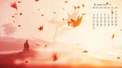 美的不像话的二次元场景，2020年8月好看的动漫场景日历壁纸图片