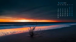 波澜壮阔的海洋，承载着多少人的憧憬？2020年8月海洋日历壁纸图片