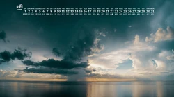 波澜壮阔的海洋，承载着多少人的憧憬？2020年8月海洋日历壁纸图片
