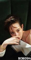 张钧甯清爽气质短发礼裙裙系列高清杂志写真图片