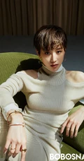 张钧甯清爽气质短发礼裙裙系列高清杂志写真图片