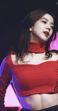 女子演唱组合BLACKPINK成员金智秀清新写真，舞台照图集
