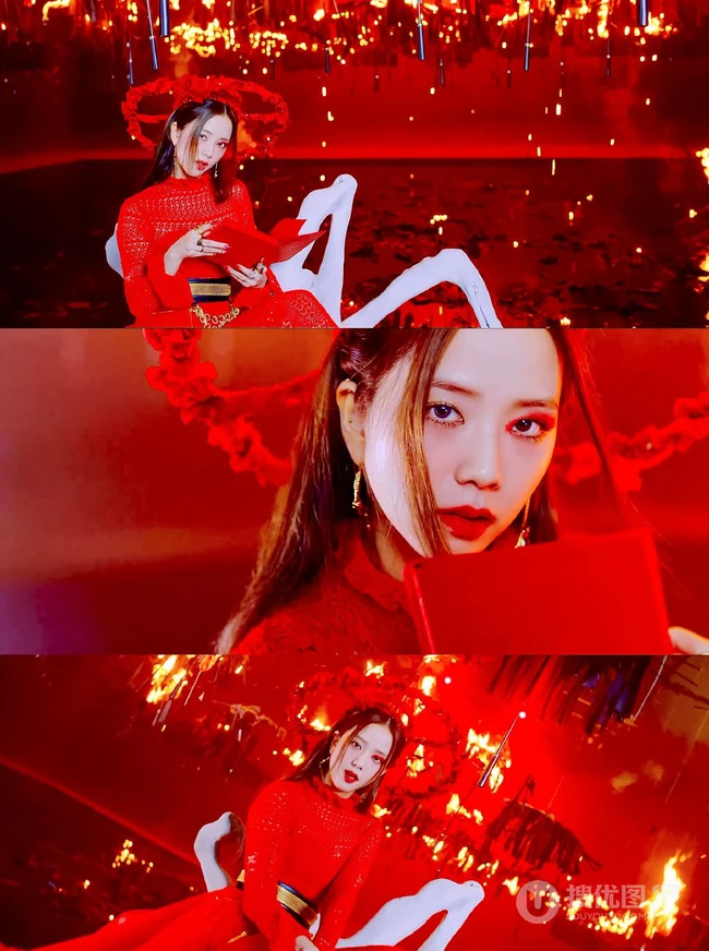 女子演唱组合BLACKPINK成员金智秀清新写真，舞台照图集