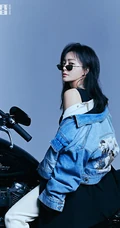 秦岚又酷又美杂志写真，多种街头风潮流造型，打造千变女人