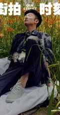 辽宁帅哥明星张云龙徜徉花间清新清新写真照片