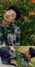 辽宁帅哥明星张云龙徜徉花间清新清新写真照片