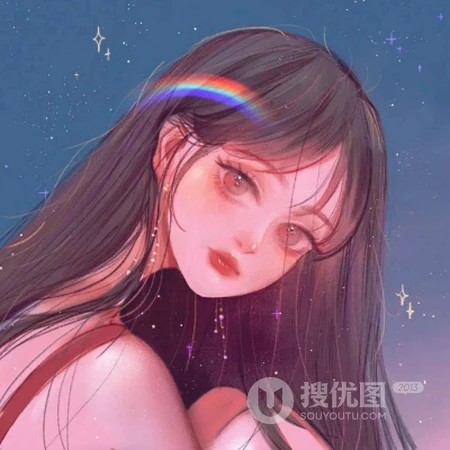 一大波超火又可爱的双马尾，或麻花辫二次元动漫女生手绘头像图片