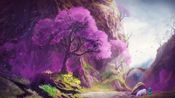 奇幻神奇的大自然风景插画，太有创意了