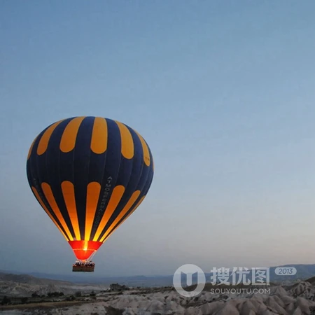 感受畅游天地的喜悦，唯美热气球风景头像图片
