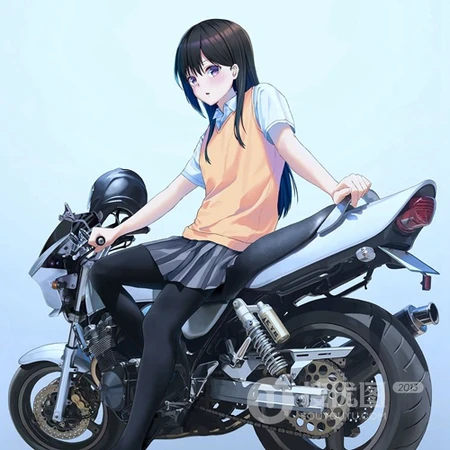 小清新，爽朗，开朗，明媚可爱的二次元动漫女学生头像图片