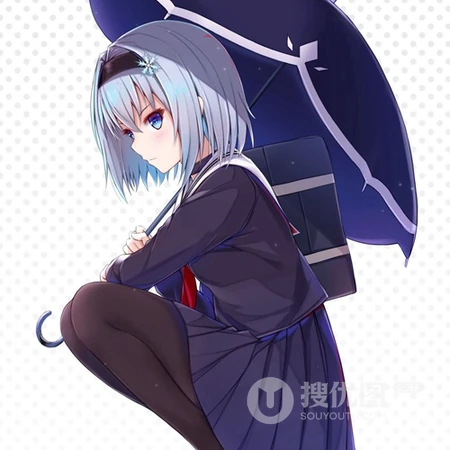 小清新，爽朗，开朗，明媚可爱的二次元动漫女学生头像图片