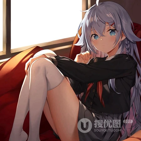 小清新，爽朗，开朗，明媚可爱的二次元动漫女学生头像图片