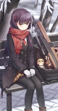 二次元少女穿深袜，白丝同样有韵味，精选深袜白丝动漫女生插画图片集