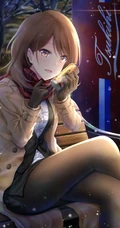 二次元少女穿深袜，白丝同样有韵味，精选深袜白丝动漫女生插画图片集