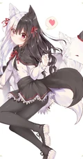 二次元少女穿深袜，白丝同样有韵味，精选深袜白丝动漫女生插画图片集