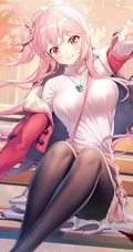 二次元少女穿深袜，白丝同样有韵味，精选深袜白丝动漫女生插画图片集
