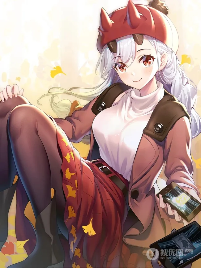 二次元少女穿深袜，白丝同样有韵味，精选深袜白丝动漫女生插画图片集