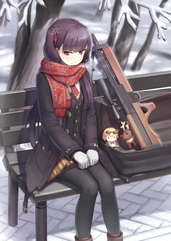 二次元少女穿深袜，白丝同样有韵味，精选深袜白丝动漫女生插画图片集