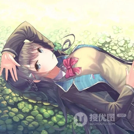萌萌的，还带点可爱气质的头像， 与众不同的二次元动漫袜装女生头像图片